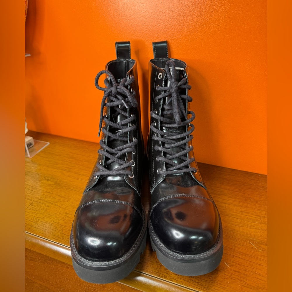 Diesel Black Leather Men's Boots